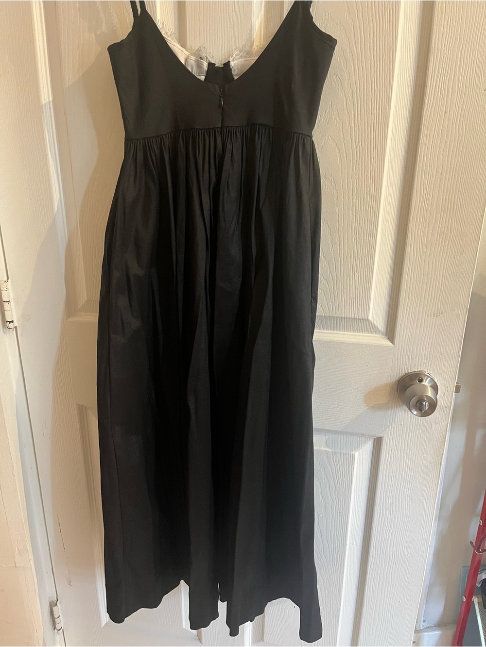 For Love and Lemons Midi Maxi Dress Doris Black Lace Bustier size XS - Picture 8 of 11
